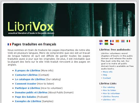 librivox|librivox en français.